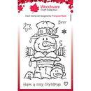Creative Expressions 4x6 Stamp Set - Woodware - Top Hat Snowman, FRS1056