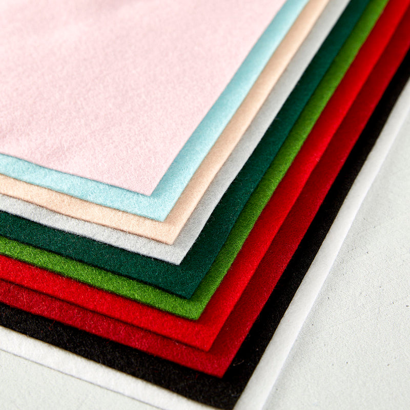 Spellbinders Merino Wool Felt Sheets - Holidayl Collection, FS-001