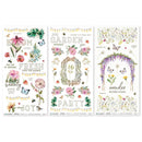 49 & Market Rub-on Transfer Set - From The Garden, FTG-35438
