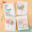 Spellbinders Glimmer Plate & Die Set - It's My Party Sentiments, GLP-398
