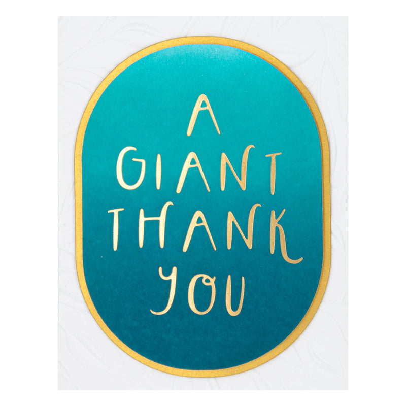 Spellbinders Glimmer Hot Foil Plate - Giant Thank You, GLP-400