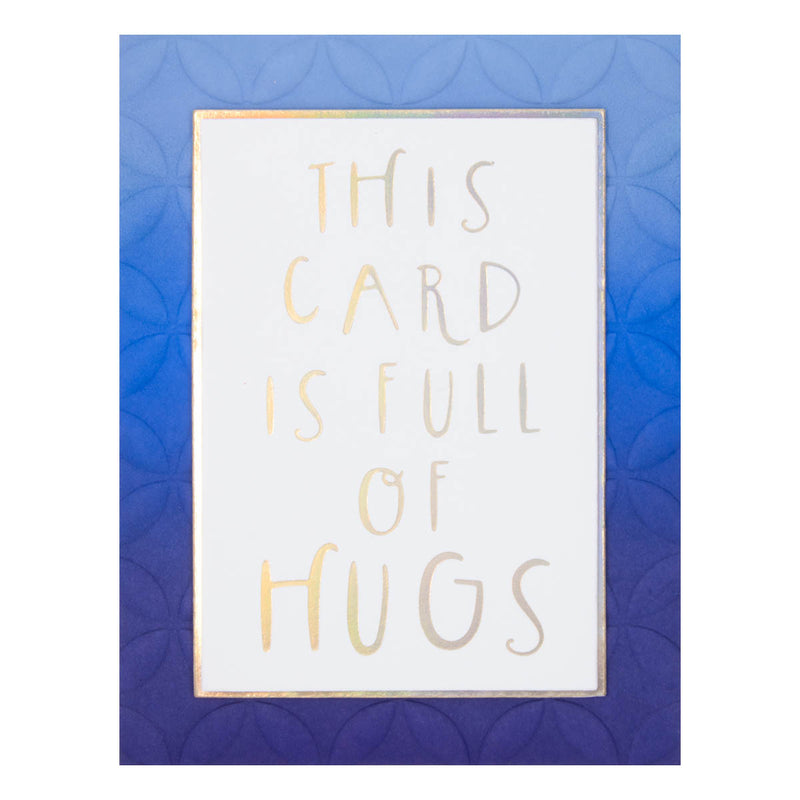 Spellbinders Glimmer Hot Foil Plate - This Card is Full of Hugs, GLP-401