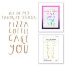 Spellbinders Glimmer Hot Foil Plate - All My Favorite Things, GLP-405