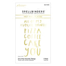 Spellbinders Glimmer Hot Foil Plate - All My Favorite Things, GLP-405