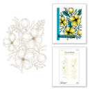 Spellbinders Glimmer Hot Foil Plate  - Glimmering Buttercups, GLP-435