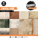 Studio Light Grunge 8x8 Paper Pad - Vintage Papers, SL-GR-DPP136