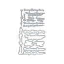 Hero Arts Letterpress + Foil & Cut - Winter Words, HC110