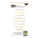 Hero Arts Letterpress + Foil & Cut - Fall Words, HC111