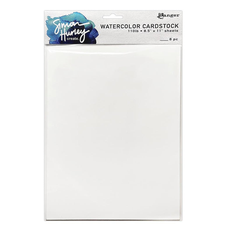 Ranger Simon Hurley Create - Watercolor Cardstock 8Pc, HUA91868
