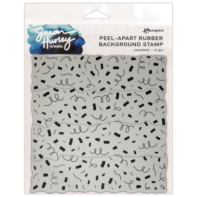 Simon Hurley create. Peel Apart Background Stamp - Confetti, HUR86000