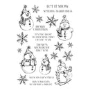 Spellbinders Stamp & Die Bundle - Sketched Snowman, BD-0888 by Simon Hurley