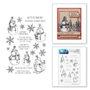 Spellbinders Stamp & Die Bundle - Sketched Snowman, BD-0888 by Simon Hurley