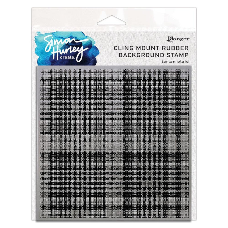 Simon Hurley create. Background Stamp - Tartan Plaid, HUR92773