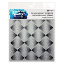 Simon Hurley create. Cling Mount Background Stamp - Faded Diamonds, HUR93558