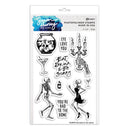 Simon Hurley create. 4x6 Clear Stamps - Bad to the Bone, HUR94166