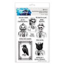 Simon Hurley create. 6x9 Clear Stamps - Framed Frights, HUR94203