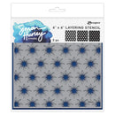 Simon Hurley create. 6x6 Layering Stencil 3Pc - In Bloom, HUS80992