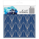Simon Hurley create. Stencil 6x6 - Deco Diamonds, HUS83375