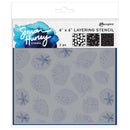 Simon Hurley create. Stencil 6x6 - Very Berry, HUS88820