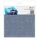 Simon Hurley create. Stencil 6x6 - Bubbly, HUS92292