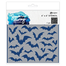 Simon Hurley create. Stencil 6x6 - Bat Brigade, HUS94234