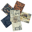 Free Spirit - Eclectic Elements Halloween FQ Bundle 5Pc, HallowFQB5 by Tim Holtz