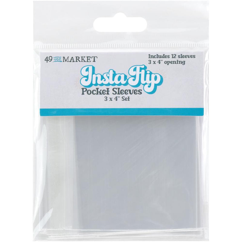 49 And Market InstaFlip Pocket Sleeves - 3" x 4", IFP-29215