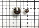 Silver Beads (no hole), 14mm & 8mm 12Pcs Each Size, 14/8x12Each