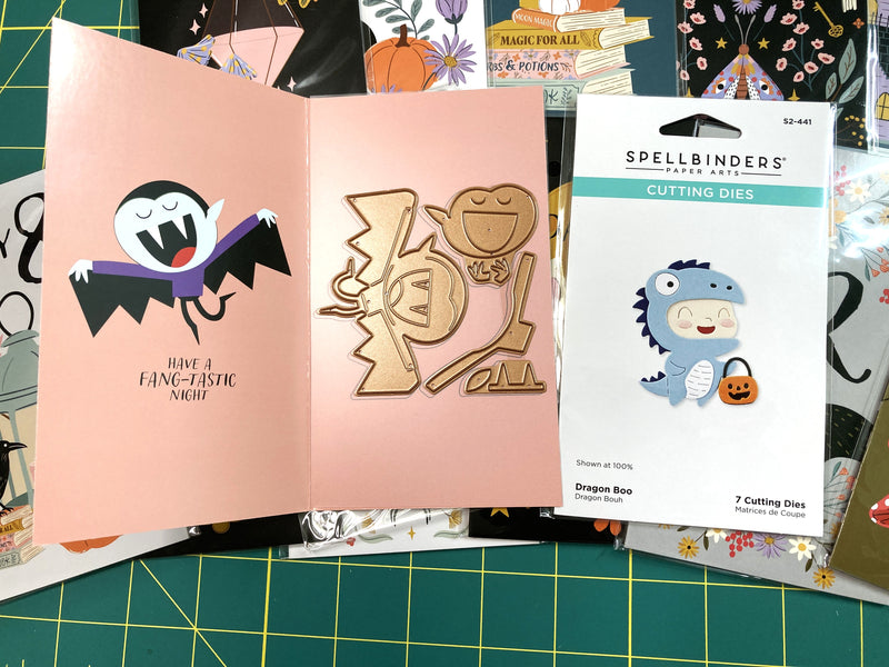 Spellbinders - 13 Days of CRAFTOWEEN + Dragon Boo Die Set, ADV-009