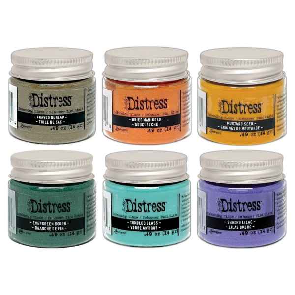 Ranger - Tim Holtz Distress Embossing Glaze -6 New Colors, IWIAEG6