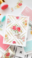 Pinkfresh Studio Press Plate - Leafy Lattice, 272025