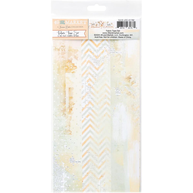 49 & Market - Little Celebrations/Dreamers - Fabric Tape Sheets, JDC-31782