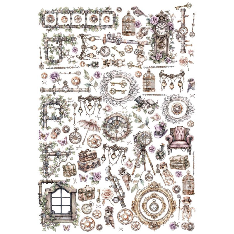 49 & Market - Echoes of Time - Laser Cut Elements, JET-33403