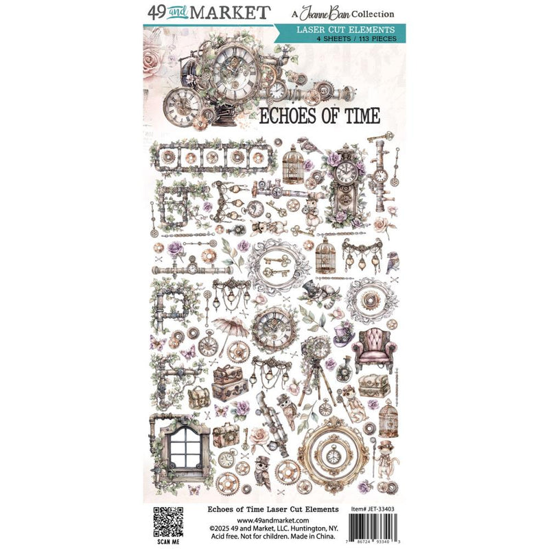 49 & Market - Echoes of Time - Laser Cut Elements, JET-33403