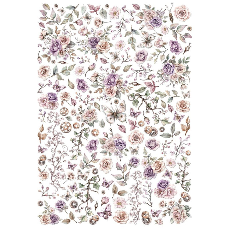 49 & Market - Echoes of Time - Laser Cut Wildflowers, JET-33410