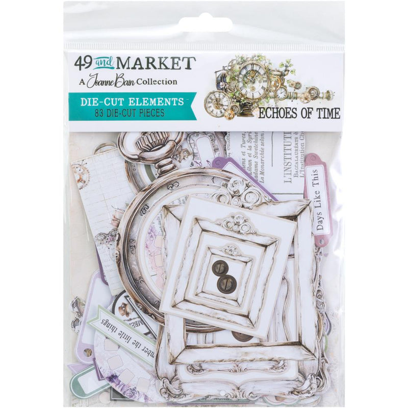 49 & Market - Echoes of Time - Die-Cut Elements, JET-33427