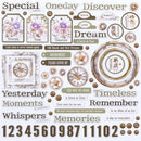 49 & Market - Echoes of Time - Chipboard Bits, JET-33434