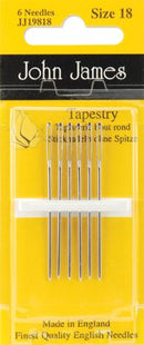 John James Cross Stitch Needles 5Pc - Size 28, JJ19828