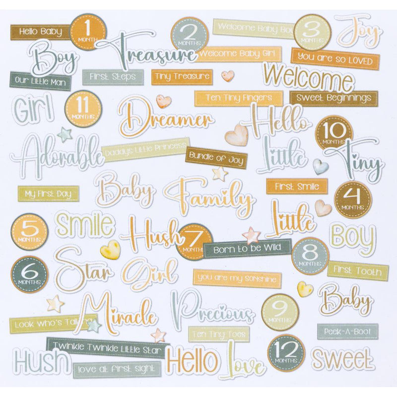 49 & Market - Little Dreamers - Words Chipboard Set, JLD-31751