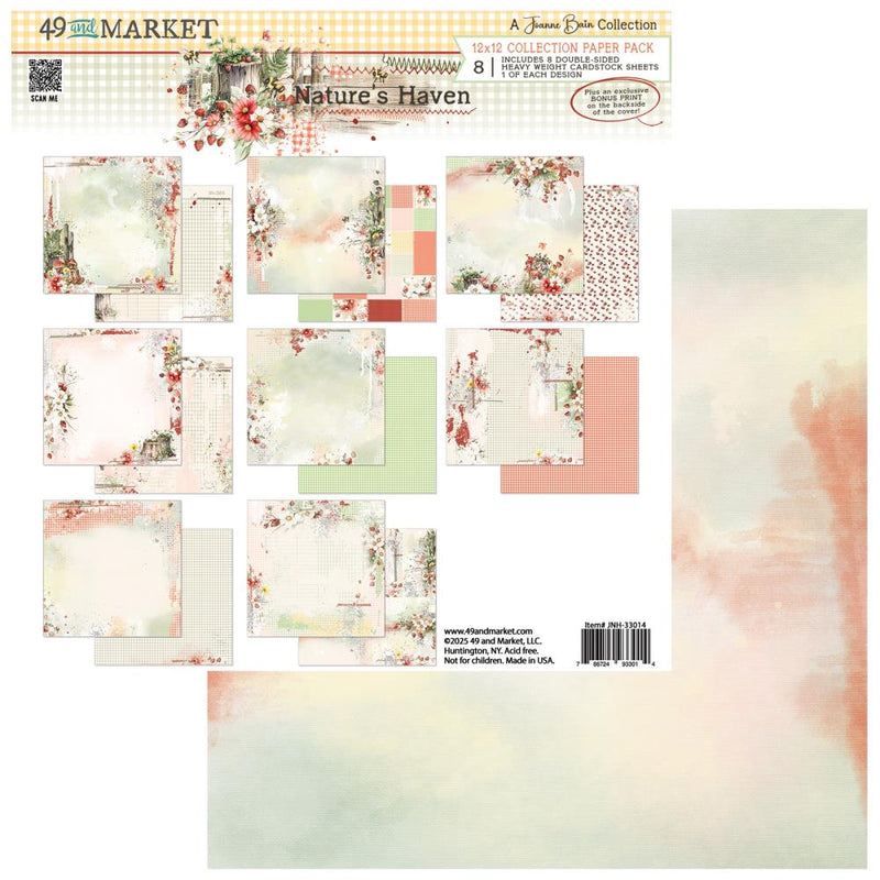 49 & Market Nature's Haven 12x12 Collection Pack, JNH-33014 by Joanne Bain