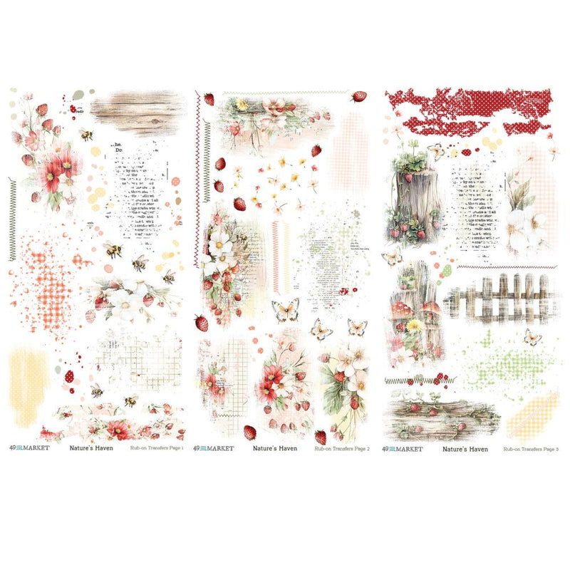 49 & Market - Nature's Haven Rub-On Transfers, JNH-33168 by Joanne Bain