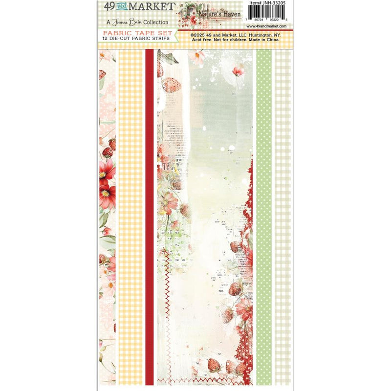 49 & Market - Nature's Haven Fabric Tape, JNH-33205 by Joanne Bain