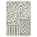 Stamperia A5 Silicone Mouls- House of Roses Fence, KACMA559