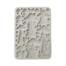 Stamperia Silicone Mould A5 - Hidden Grove Mushroom Houses, KACMA574