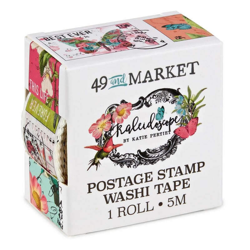 49 & Market Postage Stamp Washi Tape - Kaleidoscope, KAL27303
