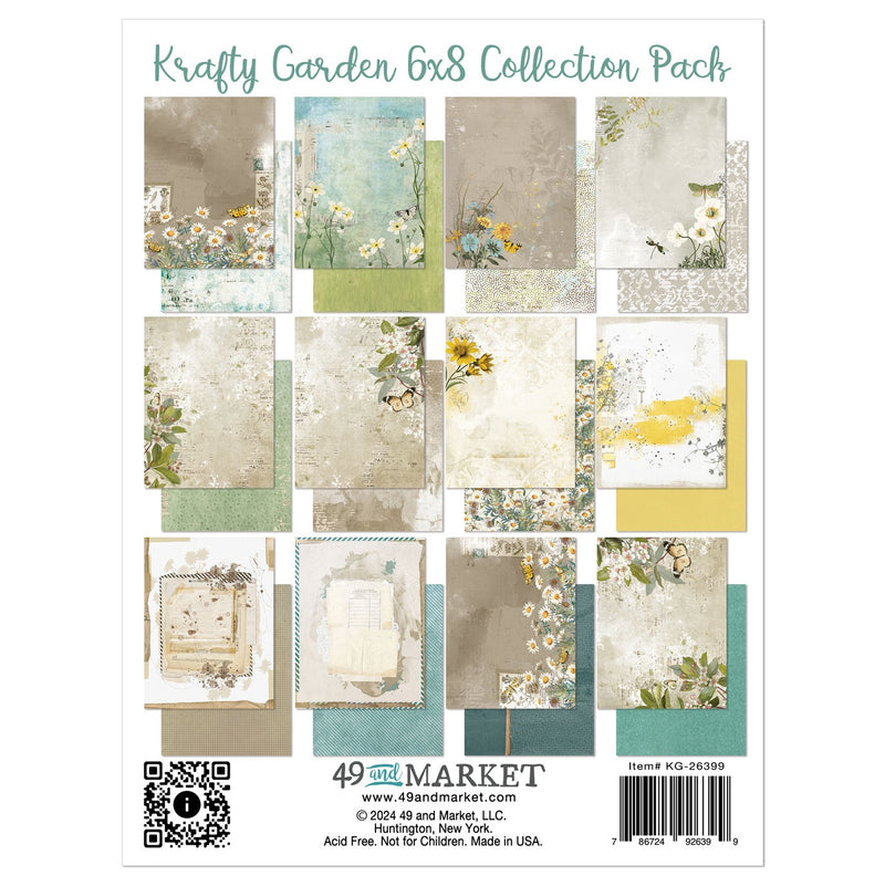 49 & Market - 6x8 Collection Pack - Krafty Garden, KG26399