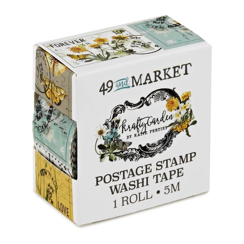 49 & Market Postage Stamp Washi Tape - Krafty Garden, KG26726