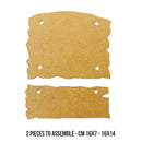 Stamperia  Crafty Shapes - Hidden Grove Plates, KLSM41