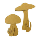 Stamperia  Crafty Shapes - Hidden Grove Mushrooms, KLSM44