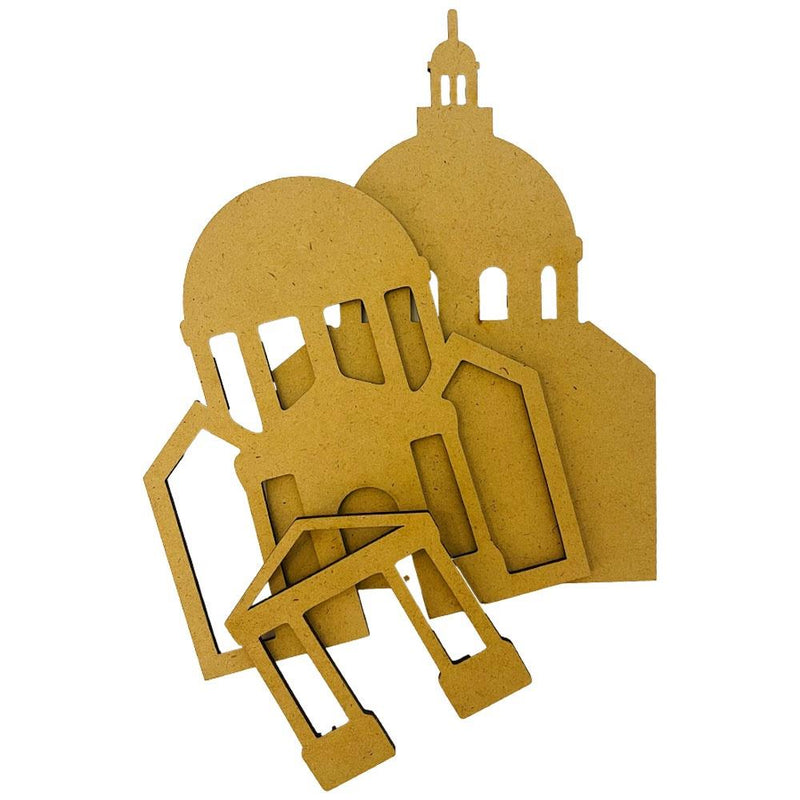 Stamperia  Crafty Shapes - Venice City of Art basilica, KLSM55